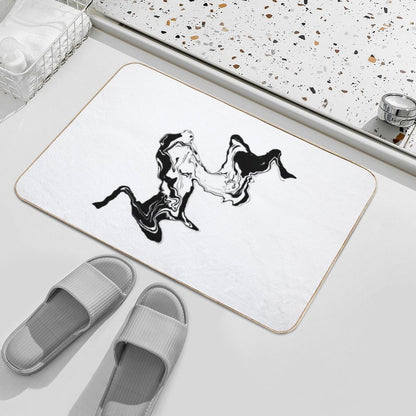 Abstraction Form - Breakdance  Easy To Clean Bath Mat
