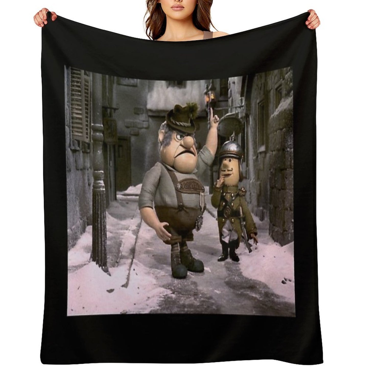 Burgermeister On The Town Multi-functional Throw Blanket