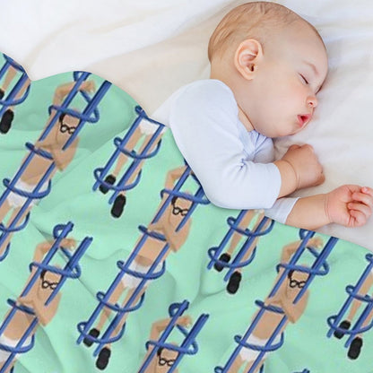 Trapped Wrinkle-free Throw Blanket