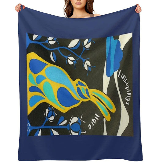 The Linköping Hare Quick-dry Throw Blanket