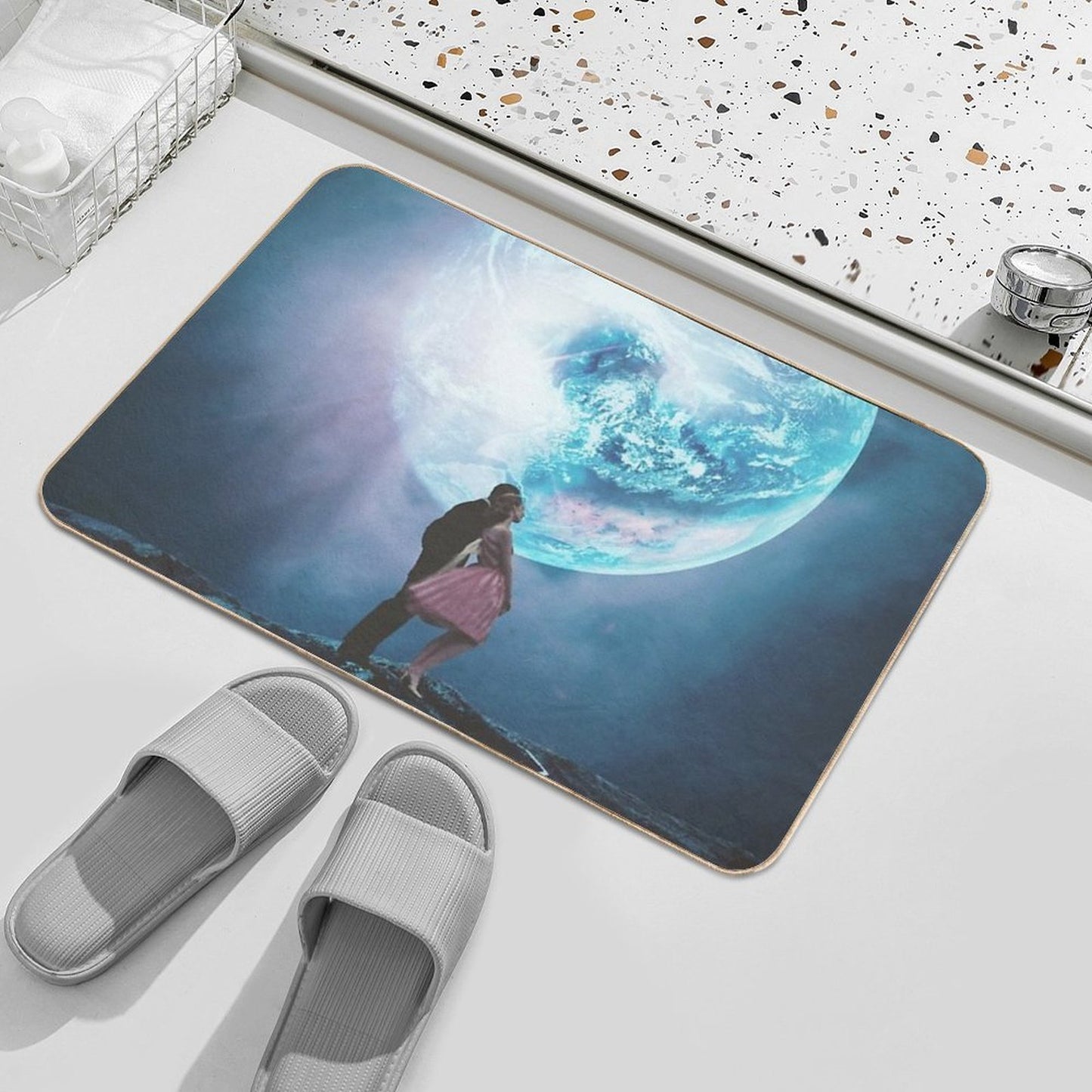 Two Million Years from Yesterday  Dirt-Trapping Bath Mat