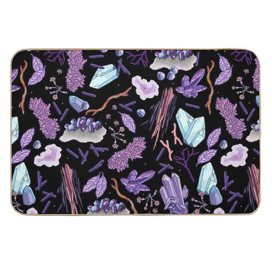 Crystals And Stones  Non-Slip Bath Mat