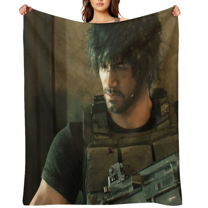 Resident Evil 3 - Carlos Easy Care Throw Blanket