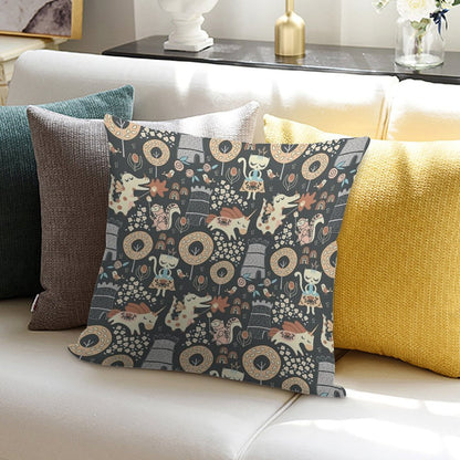 Animal Kingdom Soft Shrink-Resistant Throw Pillow