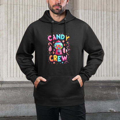 Funny Candy Crew Women Ns Retro Colorful Candy Squad Moisture-Wicking Hoodie