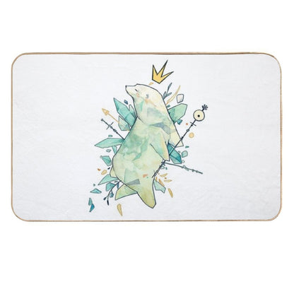 Polar Bear King  Rapid-Drying Bath Mat