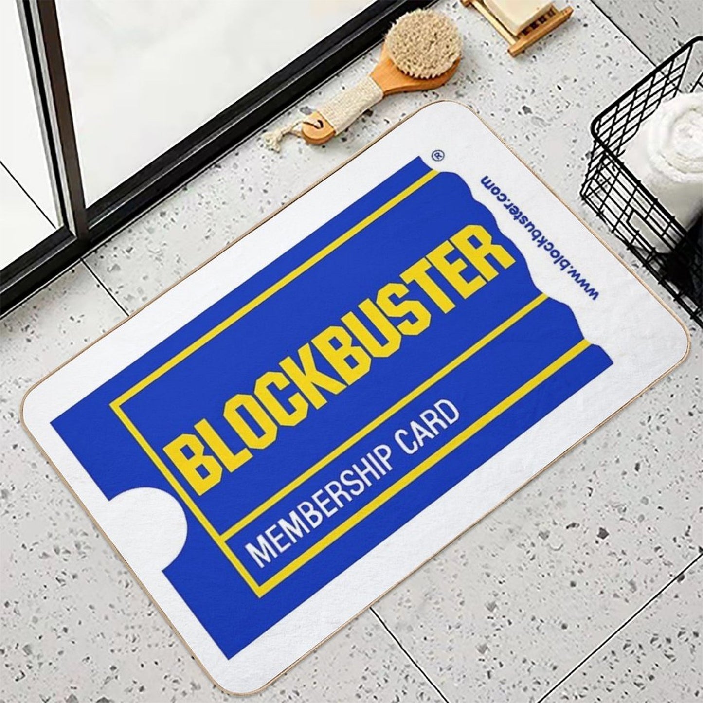 Blockbuster Membership Card  Pet-Safe Bath Mat