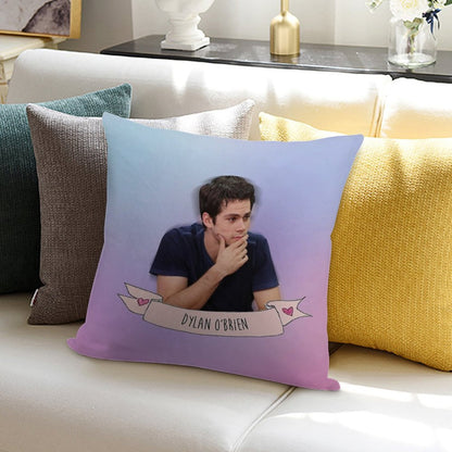 DYLAN O'BRIEN Soft Durable Construction Throw Pillow