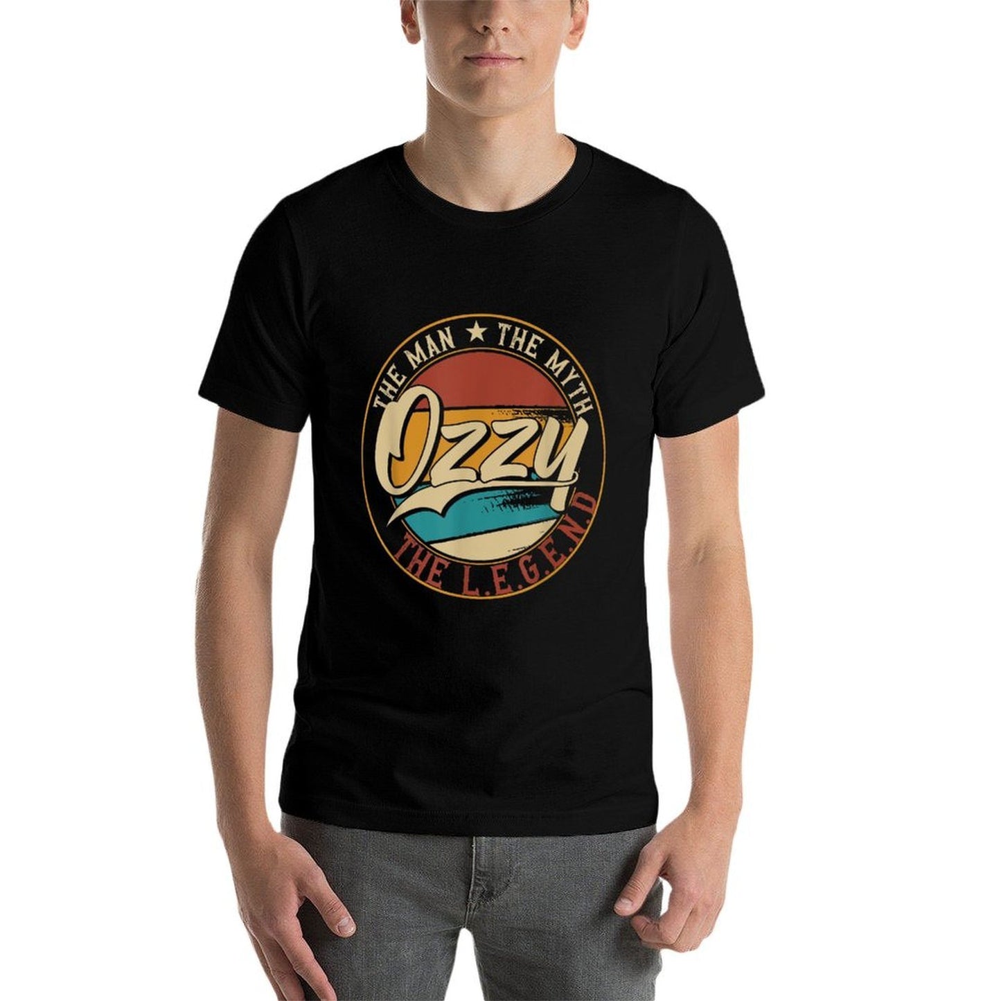 Ozzy The Man The Myth The Legend  High-quality Stitching T-Shirt