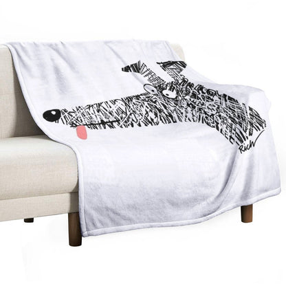 Scribblehound Velvety-soft Throw Blanket