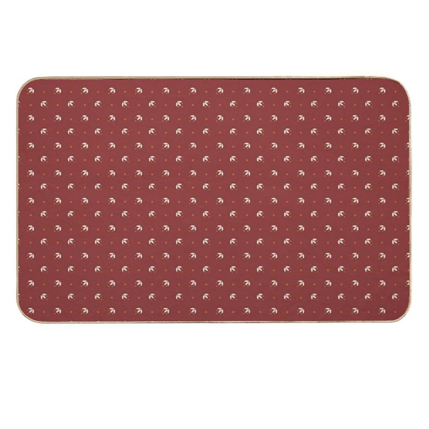 Florette (pomme)  Repositionable Bath Mat