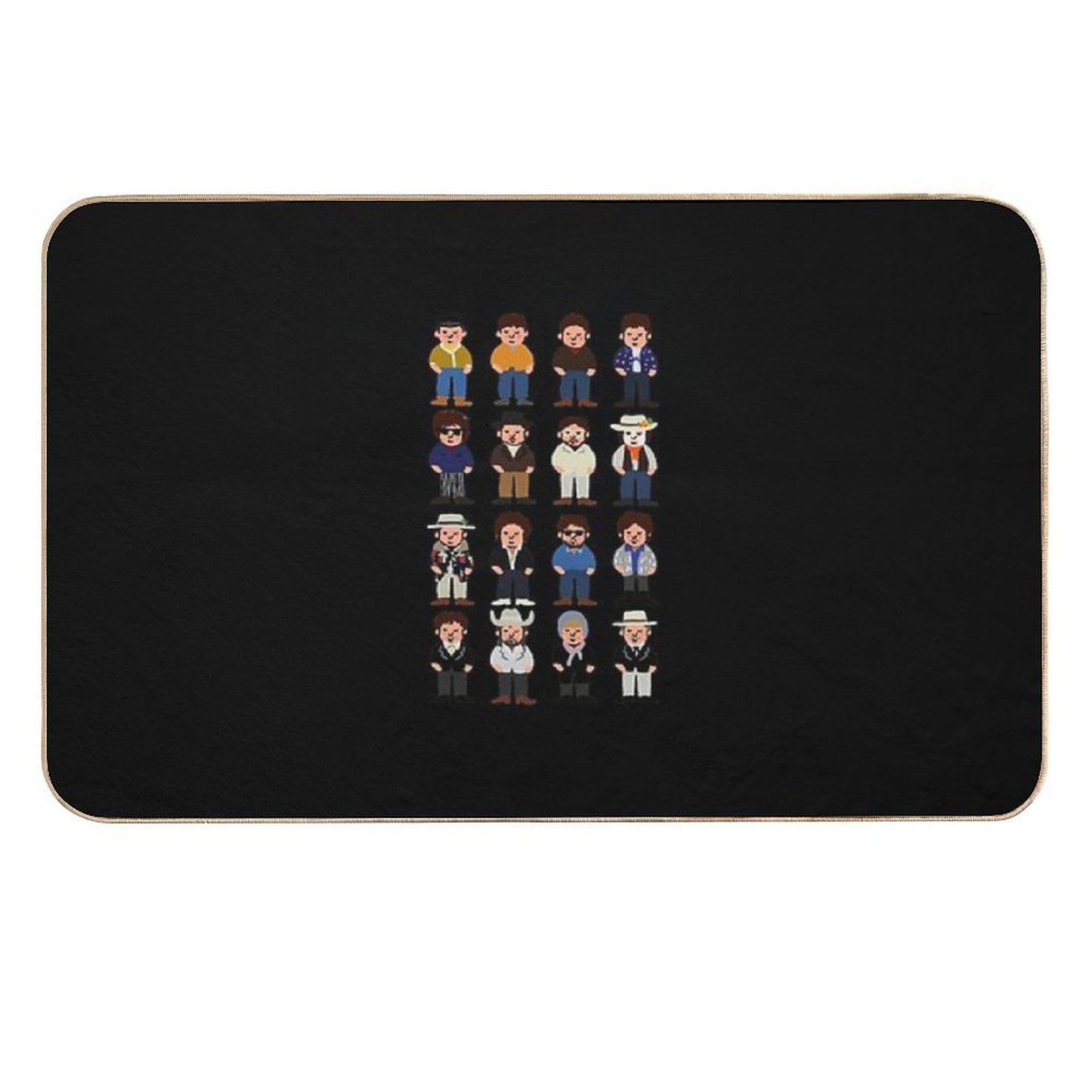 The Multitudes of Bob Dylan  Non-Slip Bath Mat