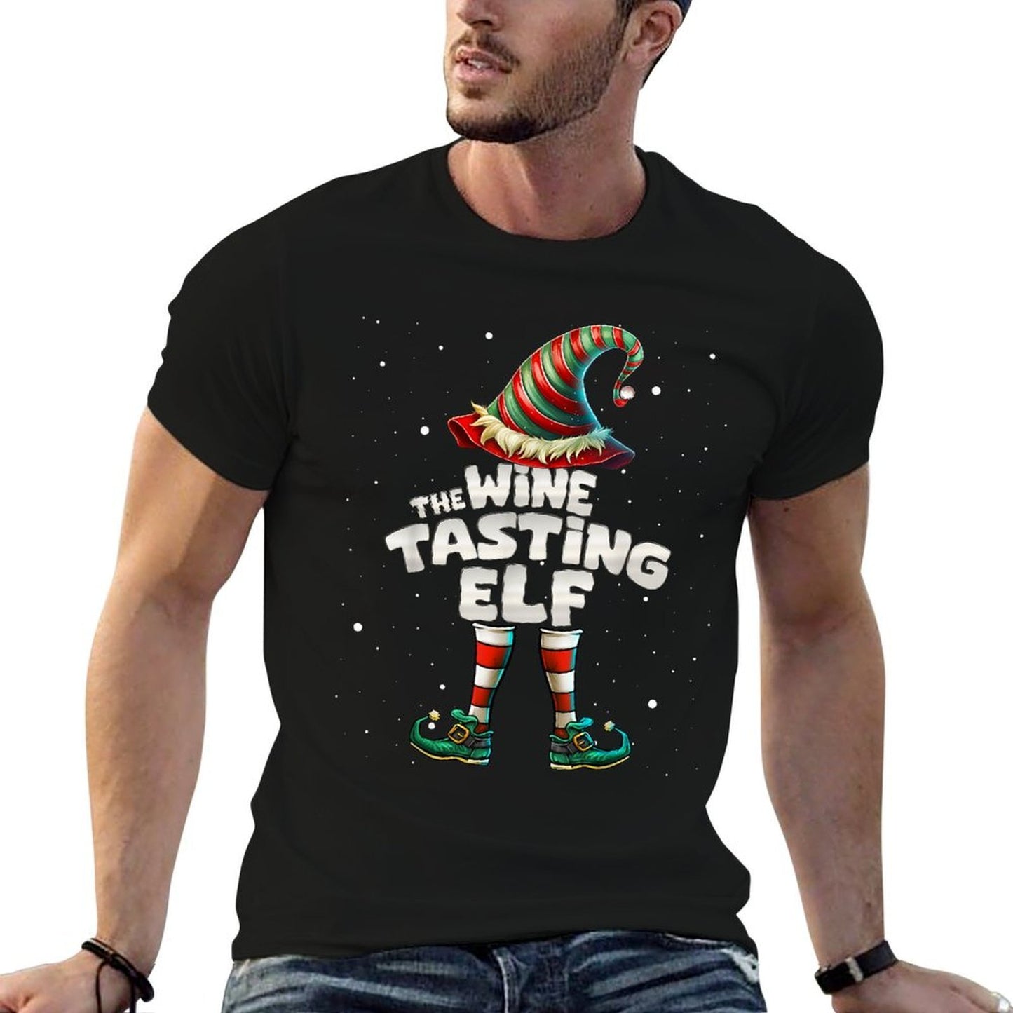 Im The Wine Tasting Elf Family Matching Group Christmas  Affordable Price T-Shirt