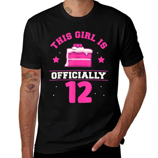 This Girl Is Officially 12 Years Birthday Age Her Old Twelve  Stretchy T-Shirt