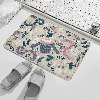 Winter Woolies  High-Traffic Bath Mat