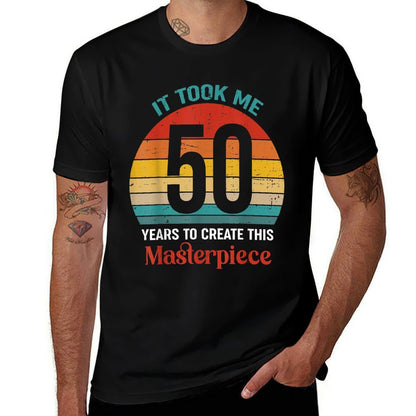 It Took Me 50 Years To Create This Masterpiece 50th Birthday  Vintage-inspired T-Shirt