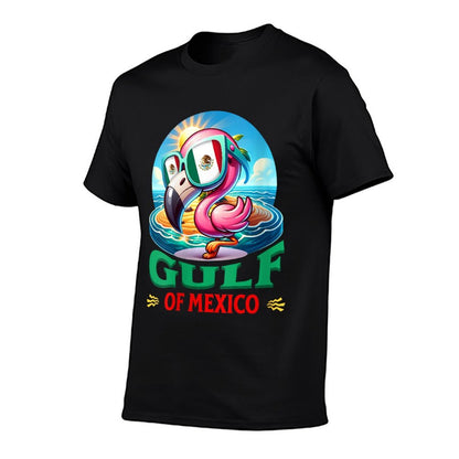 Womens Gulf of Mexico Flamingo Beach Mexican Americas Gulf  Versatile T-Shirt