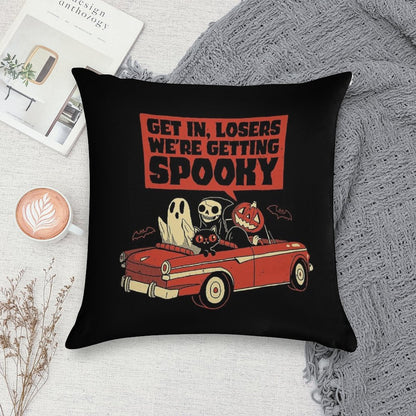 Getting Spooky Soft Multiple Sizes Throw Pillow