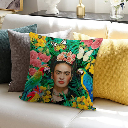 Frida Kahlo Into The Wild Soft Warmth Comfort Throw Pillow