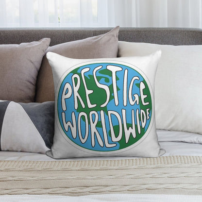 Prestige Wordwide Soft Hidden Zipper Throw Pillow
