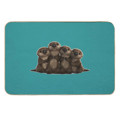 Otters from Finding Dory  Rapid-Drying Bath Mat