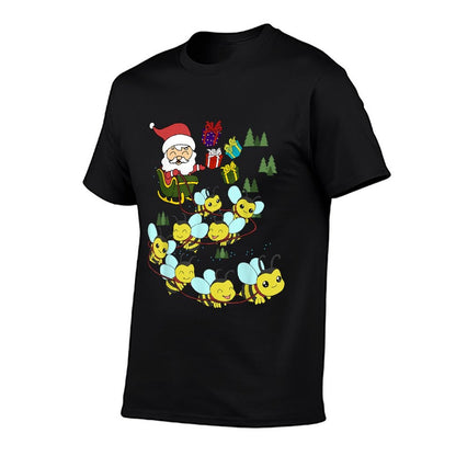 Bee Christmas  Polyester Blend T-Shirt