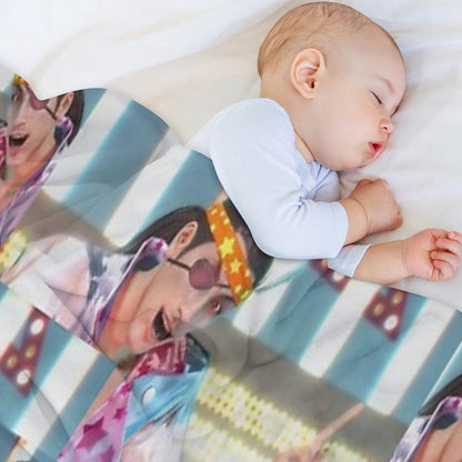 Goro Majima Yakuza Montage Premium Throw Blanket