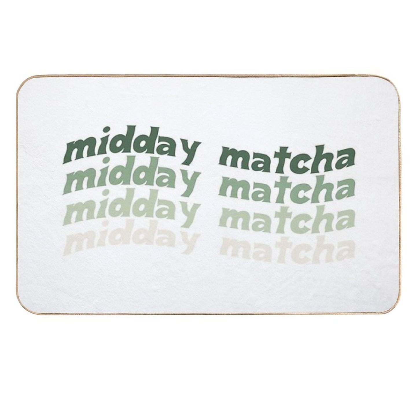 Midday Matcha Durable Bath Mat