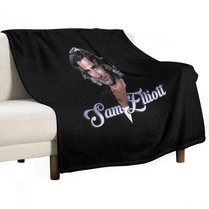 Sam Elliott Velvety-soft Throw Blanket