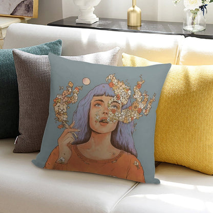 High On Life Soft Skin-Friendly Throw Pillow