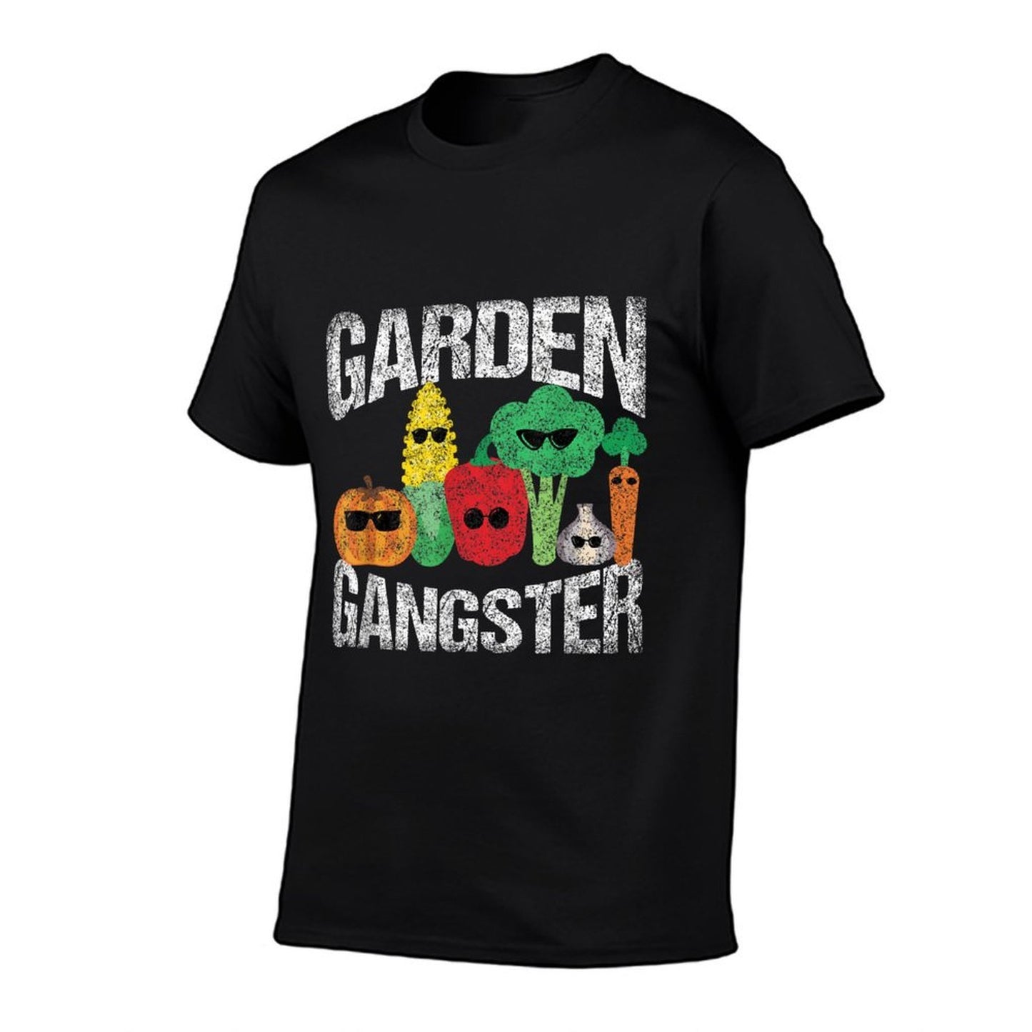 Garden Gangster - Funny Vegetable Gardener  Fade-proof Color T-Shirt