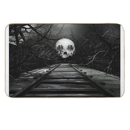 End of The Line  Fade-Resistant Bath Mat