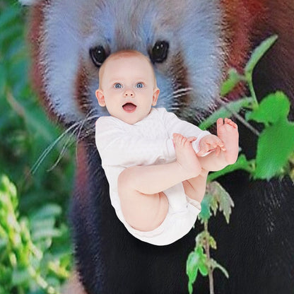 Cute Red Panda Sustainable Throw Blanket