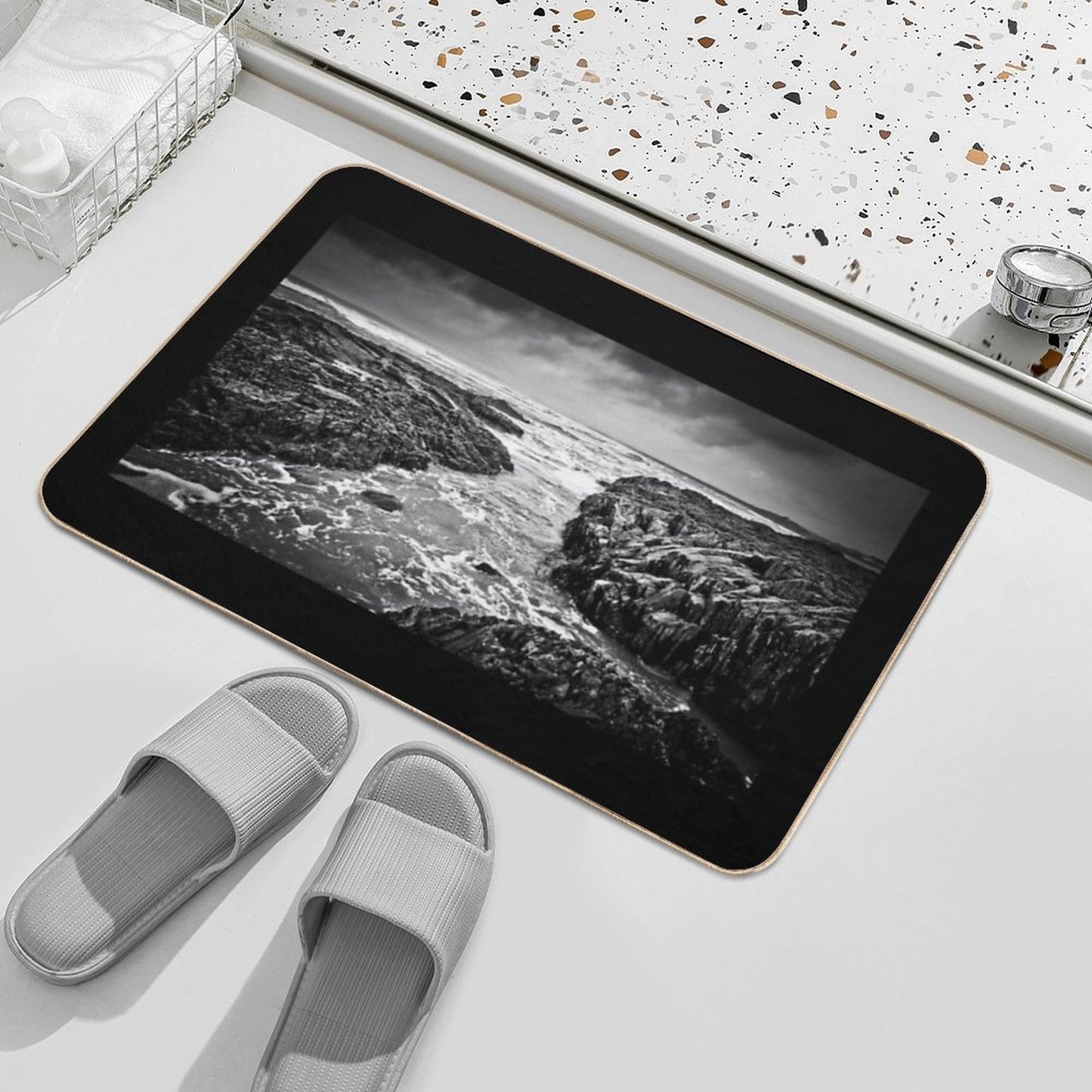 Westward Ho! Rocks  Anti-Trip Bath Mat