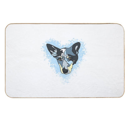 Heeler  Repositionable Bath Mat