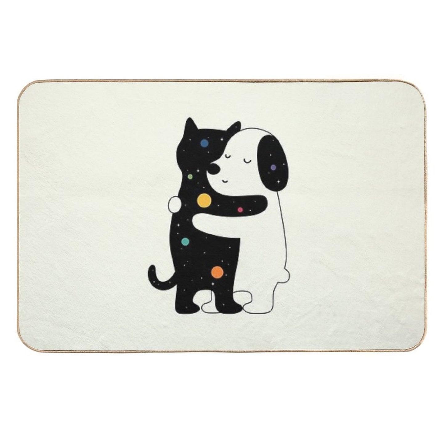 Universal Language  Slip-Resistant Bath Mat