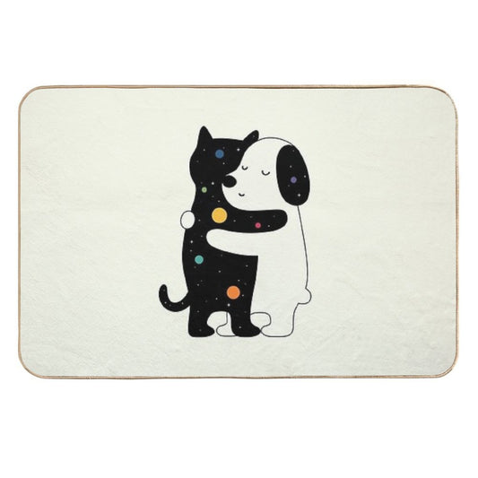 Universal Language  Slip-Resistant Bath Mat