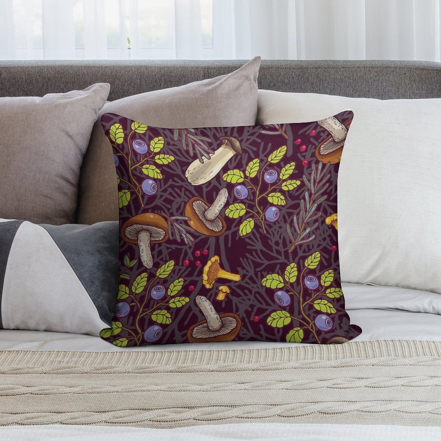Forest Soft Gift Ready Throw Pillow