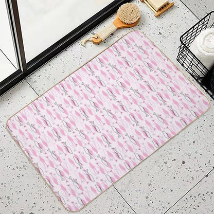 Atomic Kitties  Dirt-Trapping Bath Mat