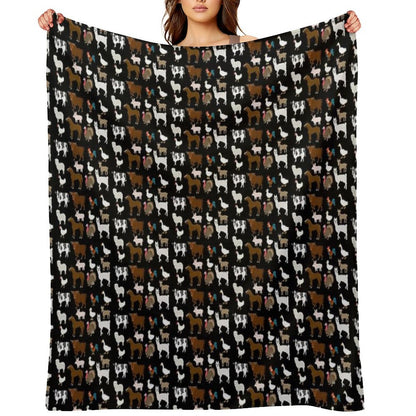 Farm Animals - The Kids' Picture Show Wrinkle-free Throw Blanket