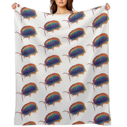 Woodlouse Machine-washable Throw Blanket