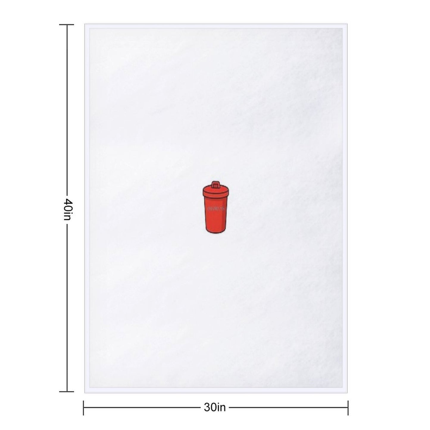 OXFORD, MS TCF Trash Can Friday Lightweight Throw Blanket