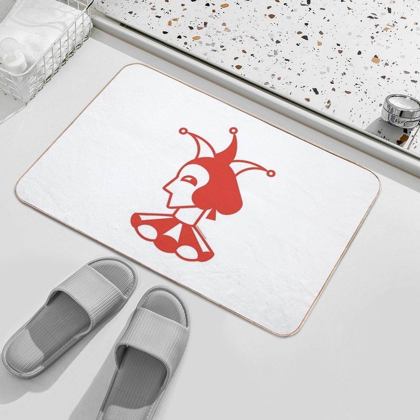 Jester of Spades  Odorless Bath Mat