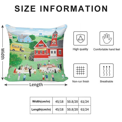 Doggie Graduation Day Soft Style Accent Throw Pillow