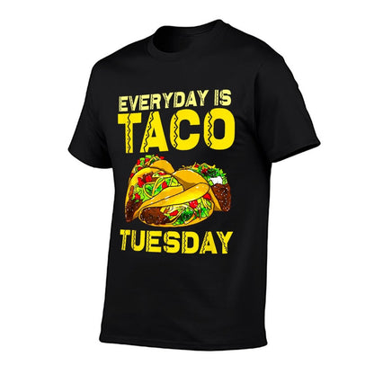 Taco Party Everyday Is Taco Tuesday For Men Women Kids  Polyester Blend T-Shirt