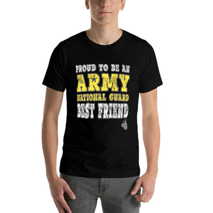 Proud To Be An Army National Guard Best Friend - Military  Lightweight T-Shirt