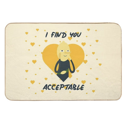 I Find You Acceptable (Adventure Time)  Easy Maintenance Bath Mat