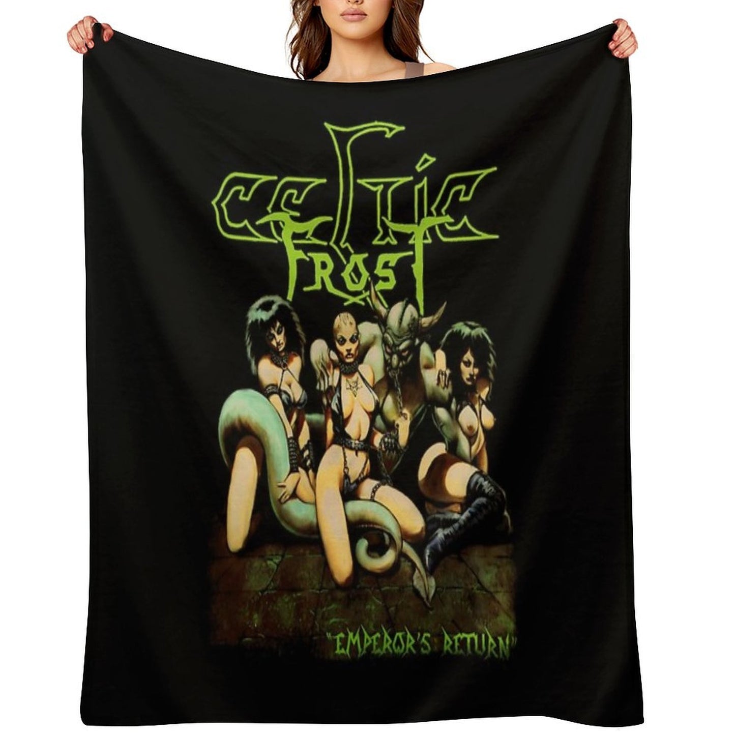 Celtic Frost Sustainable Throw Blanket