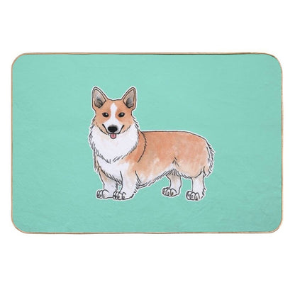 Pembroke Welsh Corgi Dog  Easy To Clean Bath Mat
