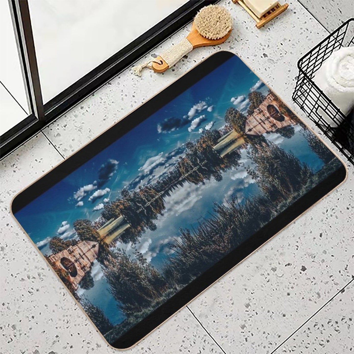 Blenheim Palace Gardens  High-Traffic Bath Mat